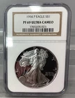 1994 P American Silver Eagle - NGC - PF 69 Ultra Cameo