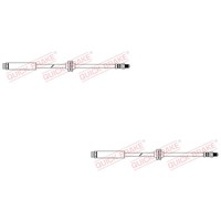 2X Quick Brake Bremsschlauch Links Rechts FüR Peugeot Boxer Kasten Fiat