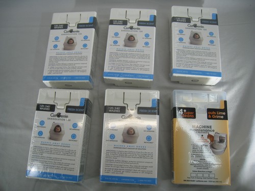 CatGenie SaniSolution 120 Fresh Scent 6er Pack + Maschinenwartungsset 120/240