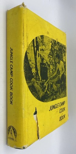 JUNGLE CAMP COOK BOOK - Summer Institute Of Linguistics 1976 HC w DJ VERY RARE - Picture 2 of 12