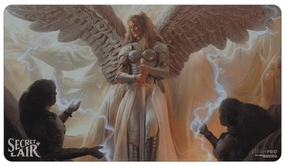   Mint Serra Angel Playmat Magic the Gathering SecretLair Spookdrop2023 JohnAvon
