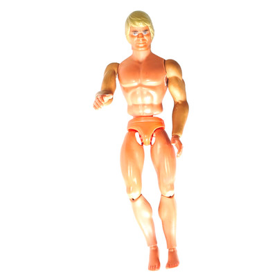 Mattel Big Jeff Action Figure 1971 Tan Trunks Karate Chop Hong Kong