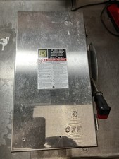 Stainless Steel Used 60 amp disconnect 600 Volt Rated Nema 3R Fused Free Ship