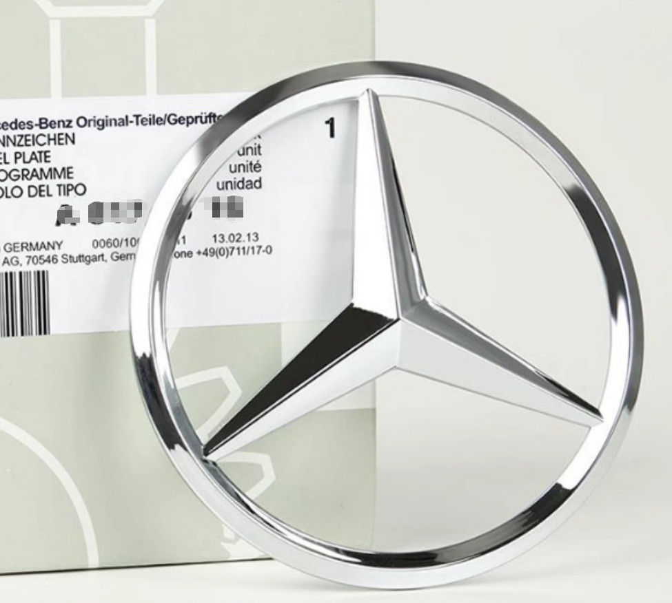 Chrome Star Trunk Emblem Logo Badge For Mercedes-Benz 90mm 2107580058*