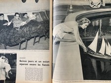 ◕ Vintage CLIPPING ◕ GRACE KELLY AT HOME ◕ MARCH 1956 ◕ 2 pages
