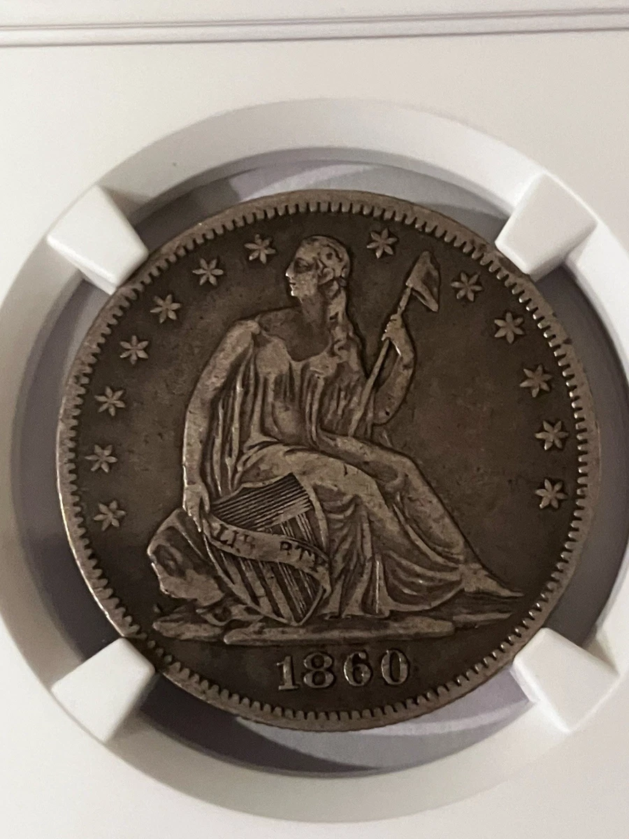 1860 Year Seated Liberty US Half Dollars (1839-1891) for sale | eBay