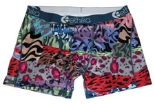 Ethika the MID Leopard Zebra Etc. Patch-Look Animal Skins Boxers Men's 3XL NIP