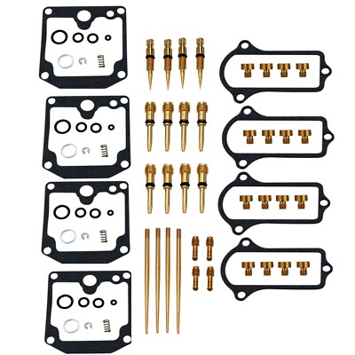 4 Carb Carburetor Kits 77-78 KZ650 KZ650C CUSTOM KZ650D SR KZ650B Kit - View #5