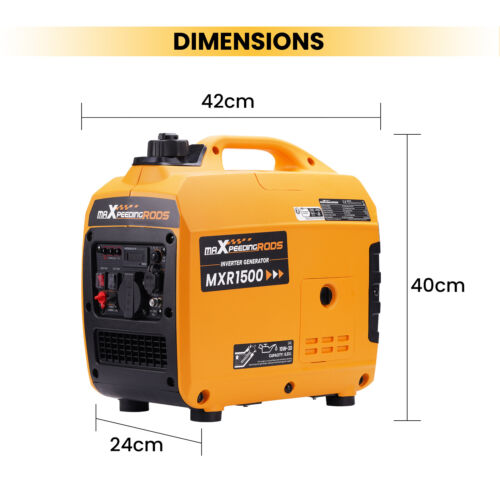 Inverter-Stromerzeuger 1200W Benzin Generator Not-Stromaggregat for Camping RV - Bild 7 von 15