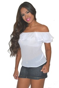 blusas con hombros caidos