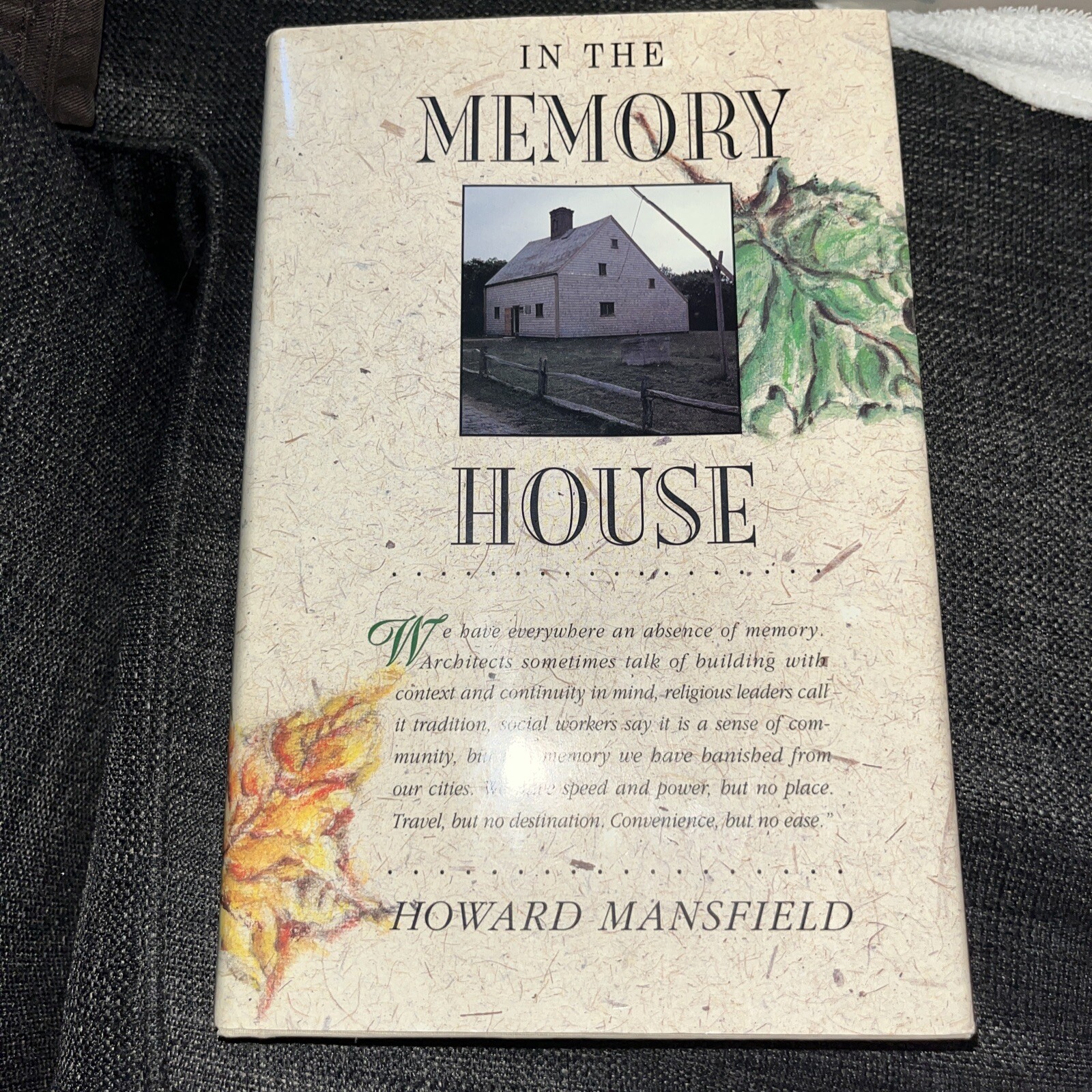 Signed for Pulitzer Playwright Tad Mosel In the Memory House / Howard