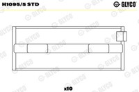 Glyco H1095/5 STD Kurbelwellenlager For Alfa Romeo Cadillac Chrysler DR Fiat HOL