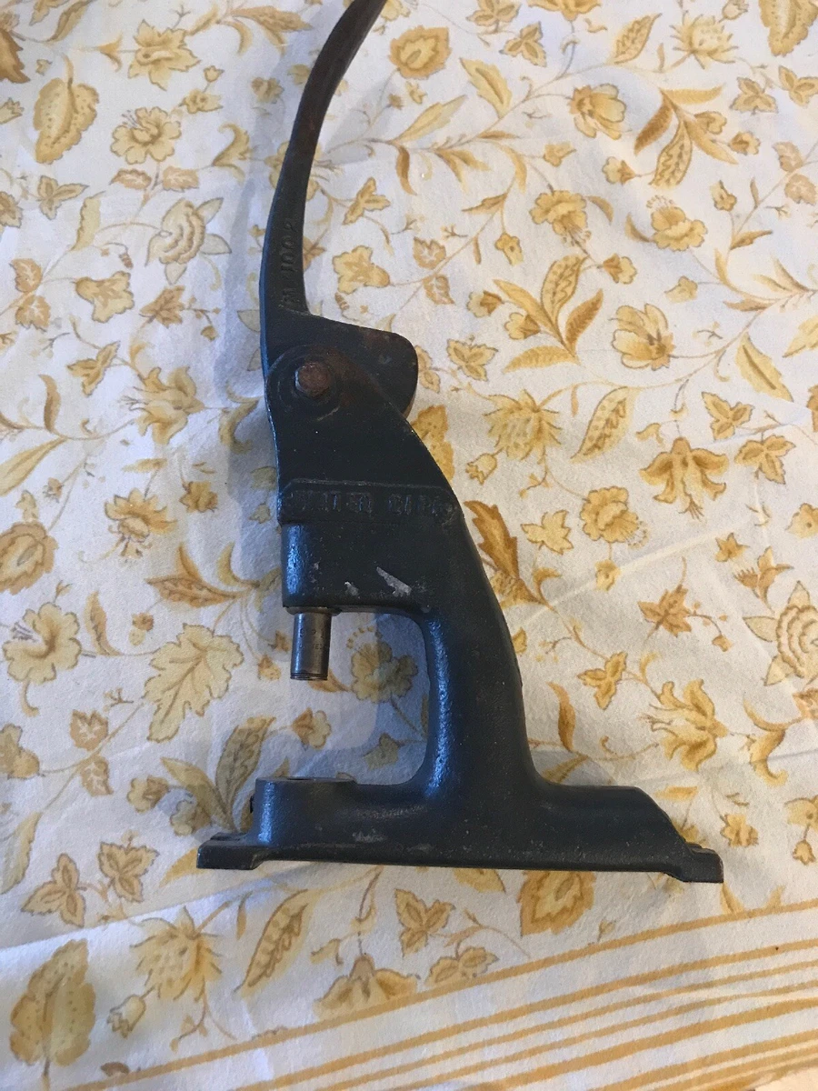 Vintage Cast Iron United - Carr Industrial Press Attaching Tool