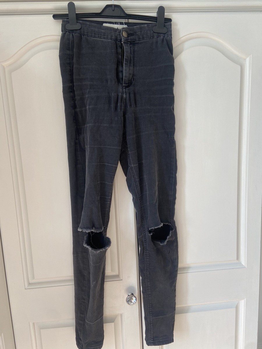 Clothing Black Ripped Joni Jeans Topshop Black Ripped Topshop Joni