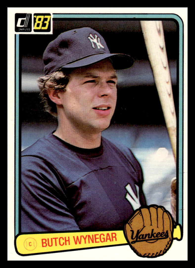 1983 Donruss  Butch Wynegar #325 New York Yankees Baseball Card