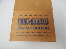 Sawyer's View-Master Junior Projector Bakelite for Round Slide Reels WORKS
