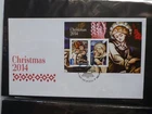 AUSTRALIA 2014 CHRISTMAS 2 STAMP MINI SHEET FIRST DAY COVER