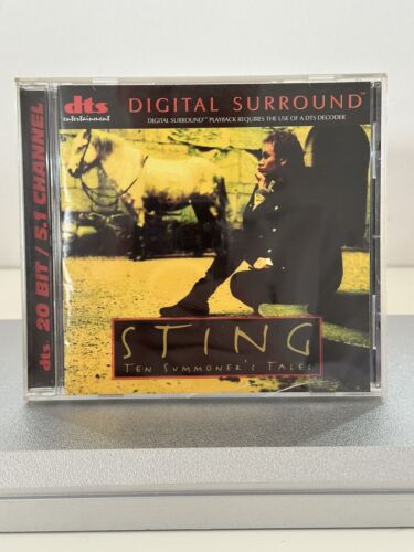 Sting - Ten Summoner's Tales CD DTS 5.1 Surround Sound Mehrkanal-Mix - Afbeelding 1 van 3