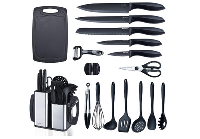 Kitchen Utensils Set, 18-In-1 Kitchen Set with 7 Pieces Cooking Utensils-Kitchen