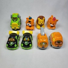 Lot of 8 VTech Go Go Smart Wheels Vehicles Animals Race car Monster Truck Tow
