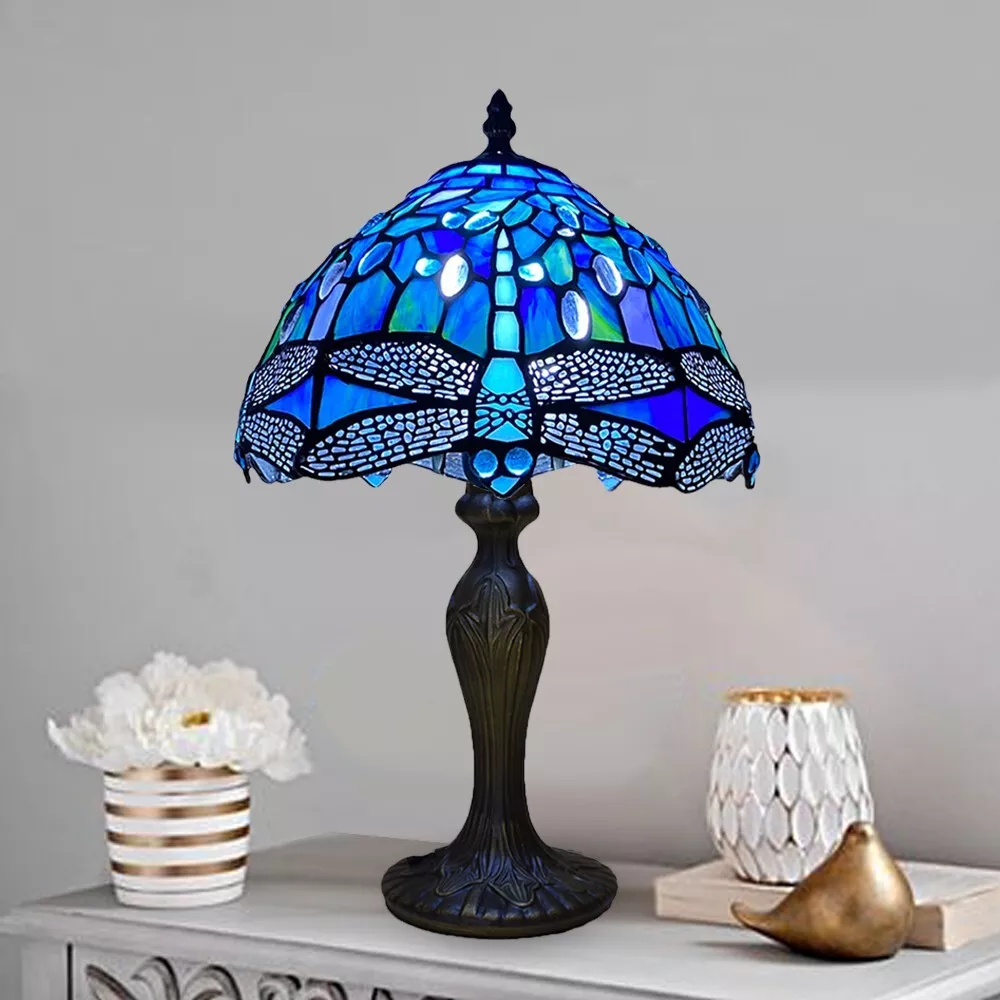 Tall navy lamp deals