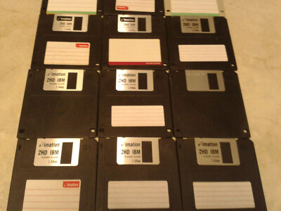 50 verschiedene 3,5'' Disketten 1,44MB gebraucht formatiert sauber