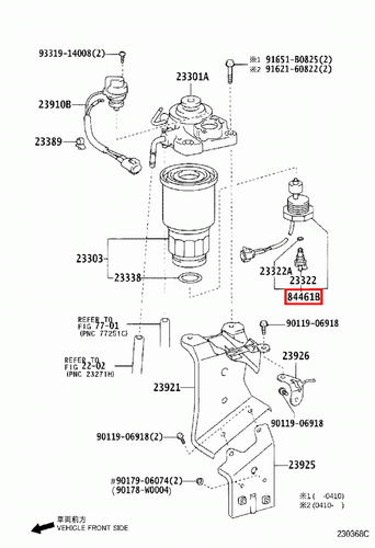 Genuine Toyota LandCruiser 79 78 Series HDJ HZJ Fuel Filter Water Sensor Switch - Picture 24 of 24