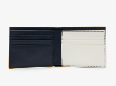 LACOSTE S Billfold Cow Leather NH2396-E13 Taffy/Dk Sapphire/Marsh