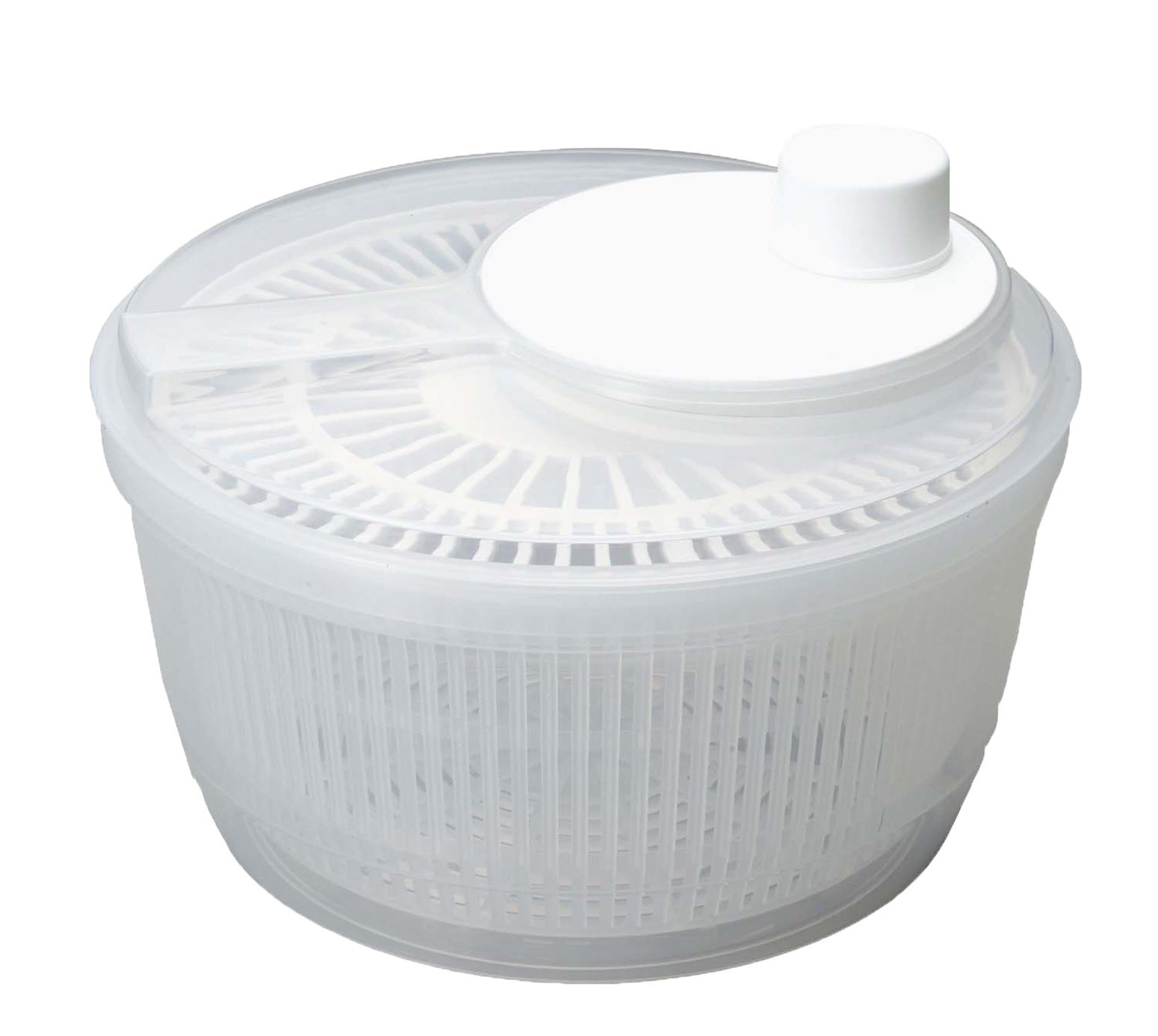 Salad Spinner Lettuce Leaf Vegetable Dryer Fruit Wash Clean Drainer Basket C-57-image