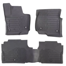 NEW OEM 18-24 Lincoln Navigator All-Weather Contour Rubber Floor Mats BLACK