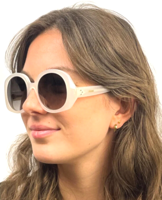NEW CELINE CL40242I 25K MATTE PEARL/GREY GRADIENT LENS AUTHENTC