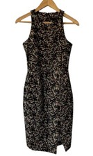 Banana Republic Micro Floral Bodycon Racerback Dress Size 2