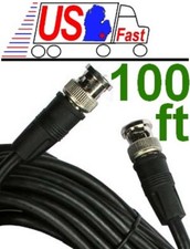 Lot10 100ft BNC RG59 Security/DSR/DVR Video Camera Coax/Coaxial 75ohm Cable/Cord