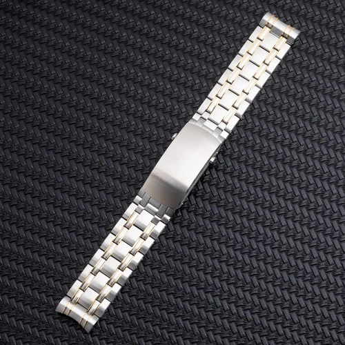 20 mm 316L Steel / Two Tone Watch Bracelet Strap Fits Omega Seamaster 300M - Bild 7 von 11