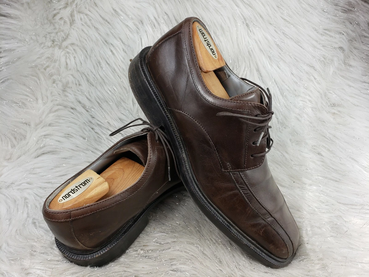 KENNETH COLE New York M71798 Brown Leather Casual Dress Shoes Size
