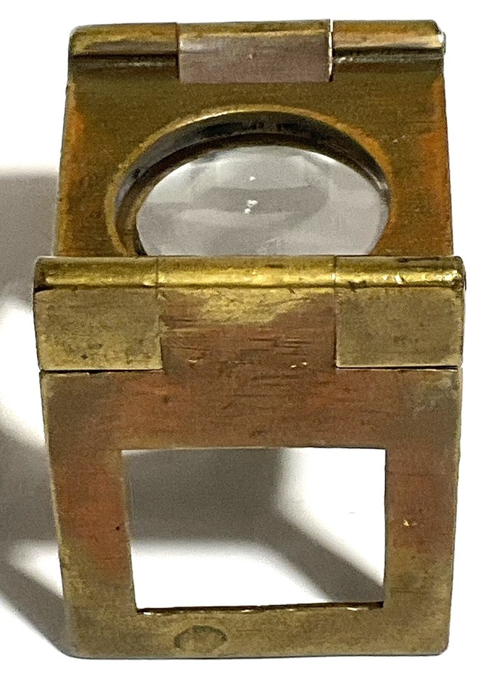 Vintage Folding Magnifying Glass for Thread Counting - France - Very ...