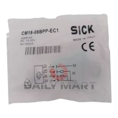 New In Box SICK CM18-08BPP-EC1 Proximity Sensor