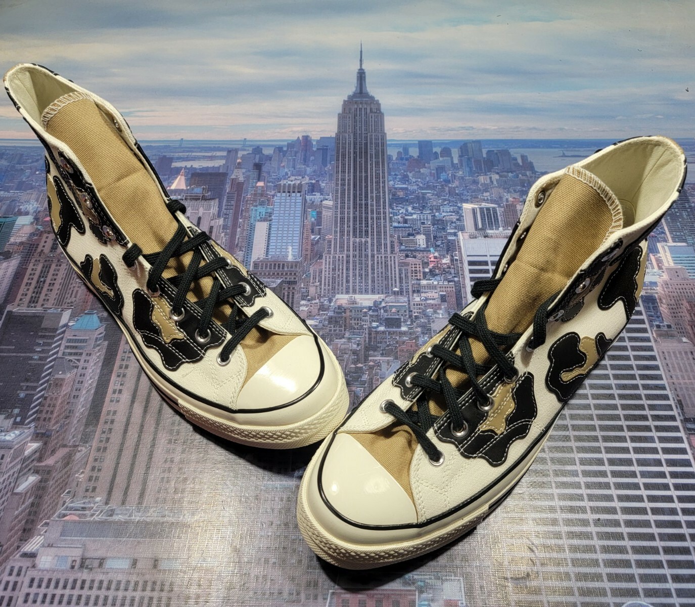 Converse Chuck 70 Hi Hacked Archive Desert Nomad Khaki Size 13 Sneakers 168904C