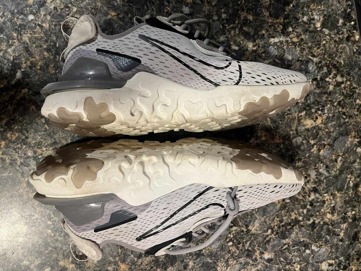Nike React Vision Vast Gray Black CD4373_005 Men's Sneakers Size