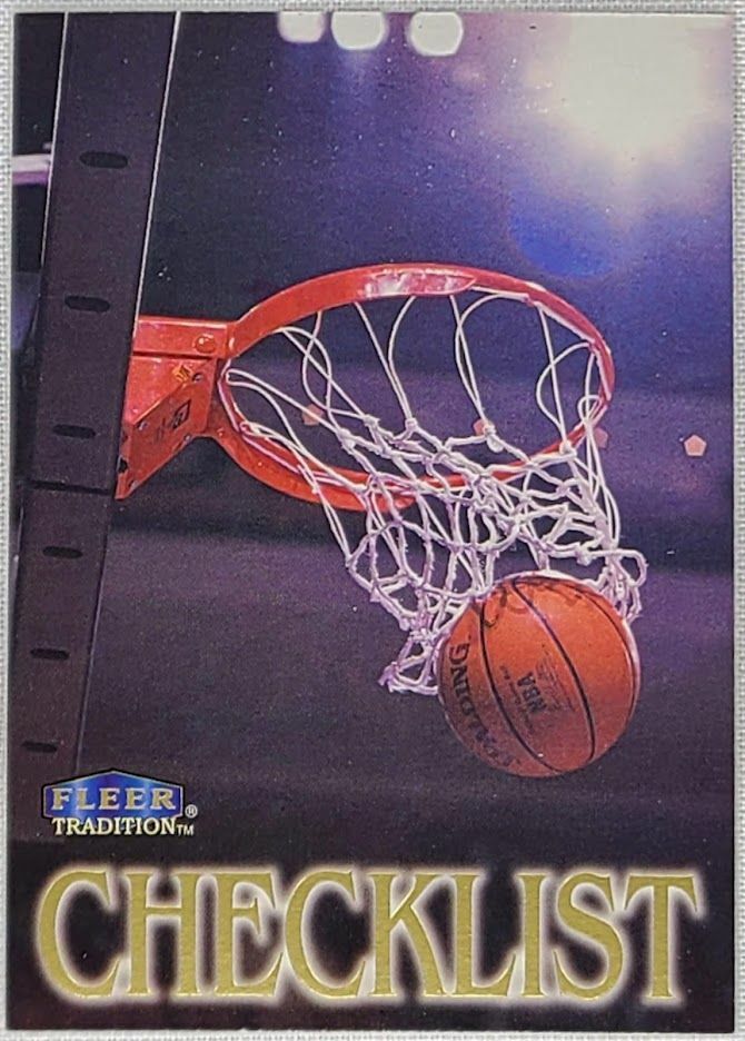 1998-99 Fleer Traditions  #149 Checklist Covers Cards 77-150