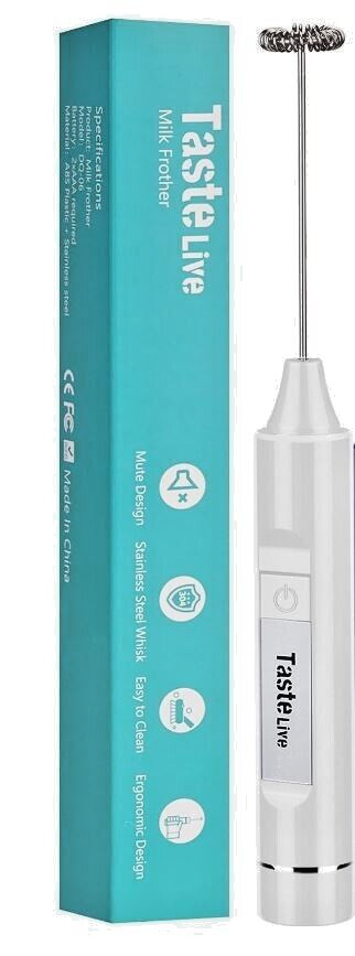 Milk Frother Handheld Electric Whisk Foam Maker Portable Milk Foamer Tastelive-image