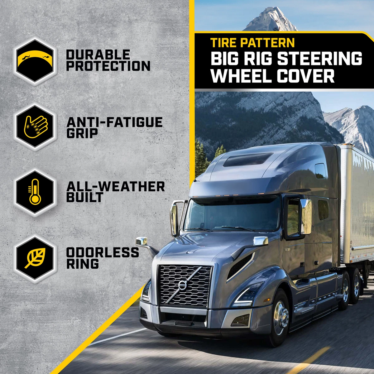 18 wheeler 2024 steering wheel cover