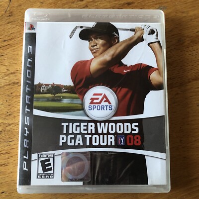 Tiger Woods PGA Tour 08  (Sony PlayStation 3 PS3 )-Case and Manual only