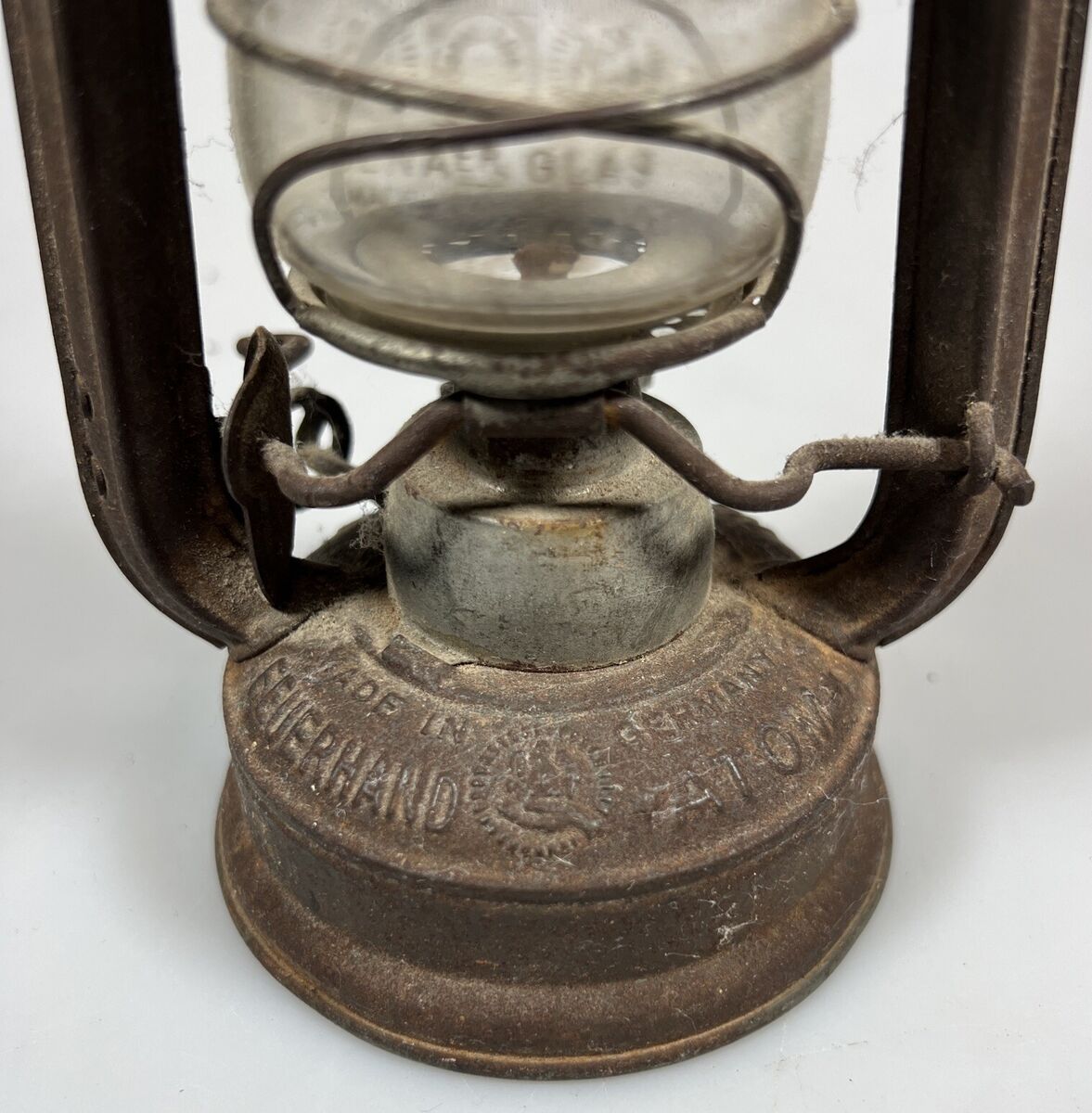 ライト・ランタン WW2 FEUERHAND Atom 75 JENA BLUE GLOBE FEUERHAND Nr.75 ATOM 1st JENA Green Globe 32's