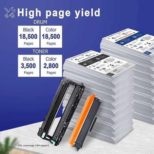 DR223 TN227 223 Toner Cartridge compatible with Brother HL-L3210CW L3230CDW - Picture 3 of 7