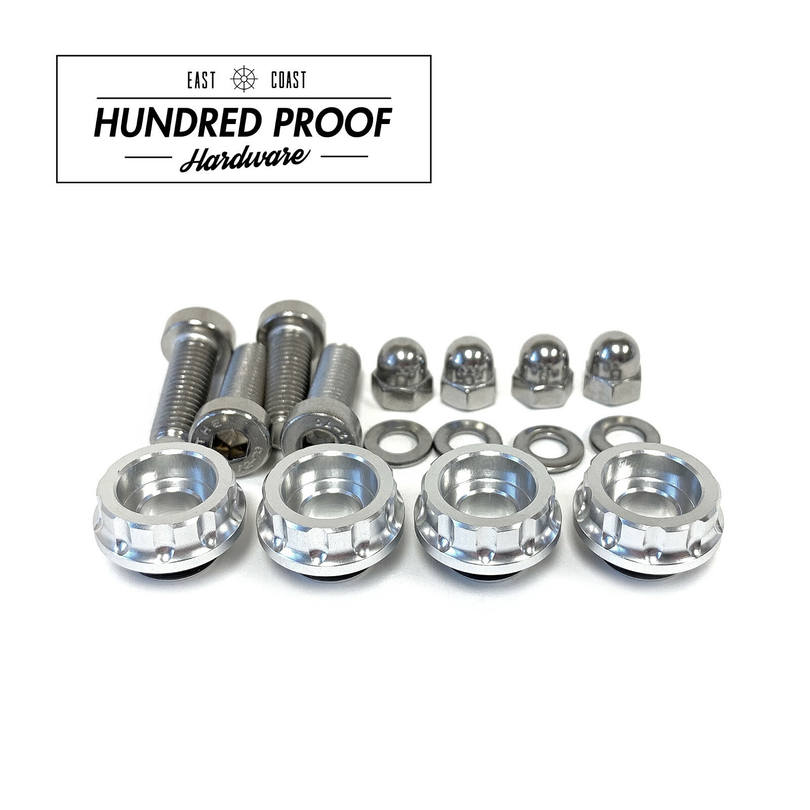 HUNDRED PROOF HARDWARE B Series Valve Cover Hardware B16a B18c VTEC [Silver] eBay