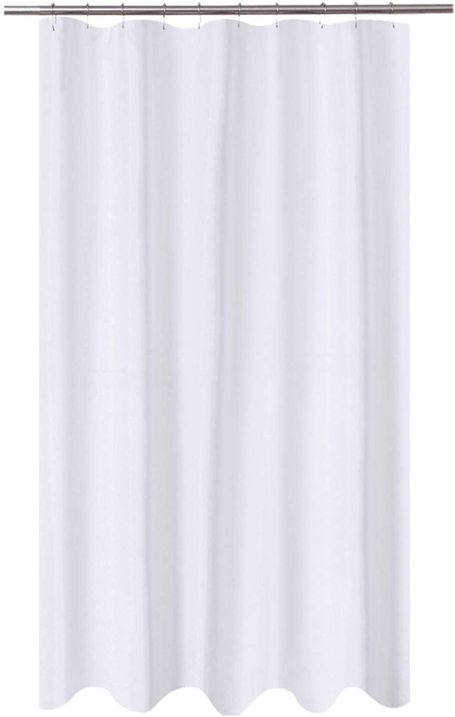 Extra Long Stall Shower Curtain Liner Fabric 54 X 84 Inch Hotel Quality