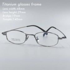 2025 New Glasses Titanium eyeglasses Men Silver glasses frame business glasses