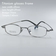 2025 New Glasses Titanium eyeglasses Men Silver glasses frame business glasses