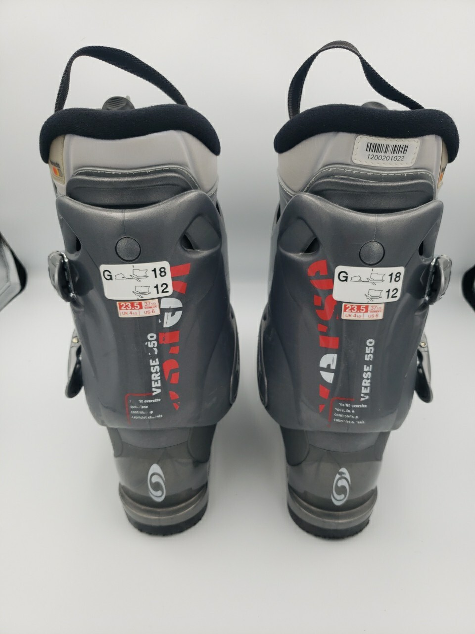 Scarponi da sci donna Salomon Verse 550 taglia 6 23 5 Mondo grigio
